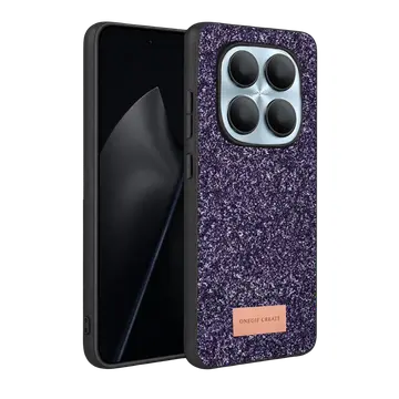 Onegif Xiaomi Redmi Note 15 4g Bright Simli Kapak - Derin Mor