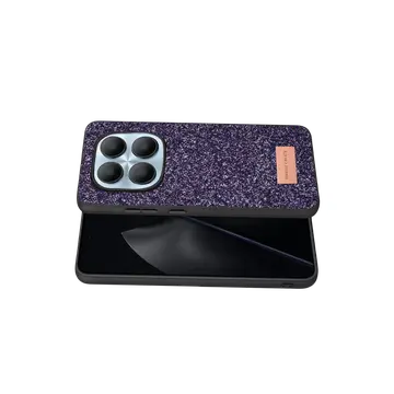 Onegif Xiaomi Redmi Note 15 4g Bright Simli Kapak - Derin Mor