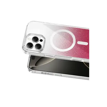 Onegif  İphone 16 Pro Max Sora Simli Magsafe Kapak - Kırmızı