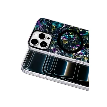 Onegif  İphone 16 Pro Max Mila Dalgalı Magsafe Kapak - Lacivert