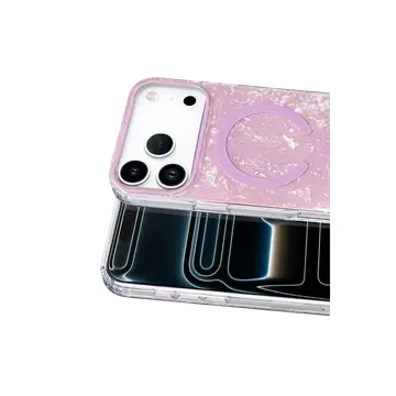 Onegif  İphone 17 Pro Max Mila Dalgalı Magsafe Kapak - Lila