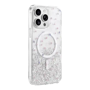 Onegif  İphone 15 Pro Max Misk Simli Magsafe Kapak - Desen 1