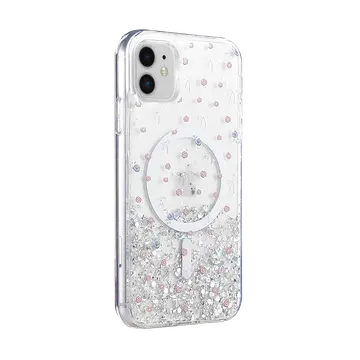 Onegif  İphone 11 Misk Simli Magsafe Kapak - Desen 1