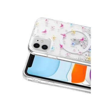 Onegif  İphone 11 Misk Simli Magsafe Kapak - Desen 4