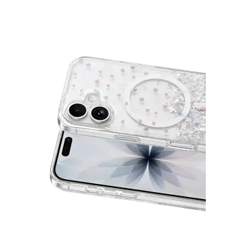 Onegif  İphone 17 Misk Simli Magsafe Kapak - Desen 1