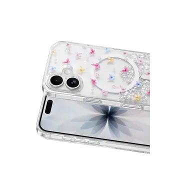 Onegif  İphone 17 Misk Simli Magsafe Kapak - Desen 4