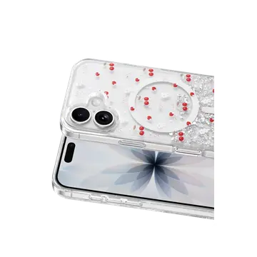 Onegif  İphone 17 Misk Simli Magsafe Kapak - Desen 5