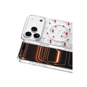Onegif  İphone 17 Pro Misk Simli Magsafe Kapak - Desen 5