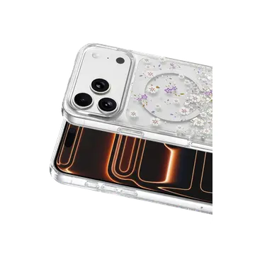 Onegif  İphone 17 Pro Max Misk Simli Magsafe Kapak - Desen 2