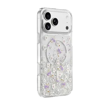 Onegif  İphone 17 Pro Max Misk Simli Magsafe Kapak - Desen 2