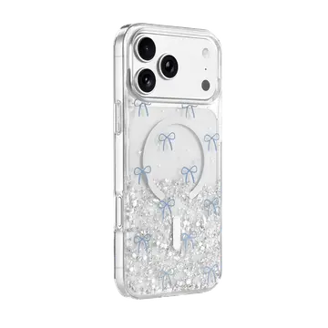 Onegif  İphone 17 Pro Max Misk Simli Magsafe Kapak - Desen 3
