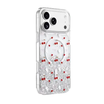 Onegif  İphone 17 Pro Max Misk Simli Magsafe Kapak - Desen 5