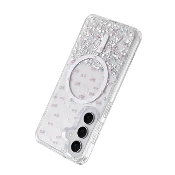Onegif Samsung Galaxy S26 Misk Simli Magsafe Kapak - Desen 1