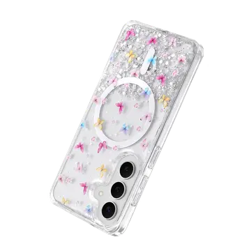 Onegif Samsung Galaxy S26 Misk Simli Magsafe Kapak - Desen 4