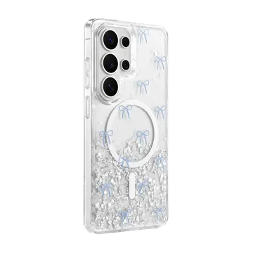 Onegif Samsung Galaxy S26 Ultra Misk Simli Magsafe Kapak - Desen 3