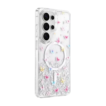 Onegif Samsung Galaxy S26 Ultra Misk Simli Magsafe Kapak - Desen 4
