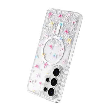 Onegif Samsung Galaxy S26 Ultra Misk Simli Magsafe Kapak - Desen 4