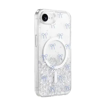 Onegif  İphone 17e Misk Simli Magsafe Kapak - Desen 3