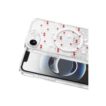 Onegif  İphone 17e Misk Simli Magsafe Kapak - Desen 5