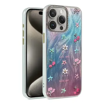 İphone 14 Pro Kılıf Blade Aynalı Desenli Kapak - Desen 4