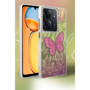 Xiaomi Redmi 13c Kılıf Blade Aynalı Desenli Kapak - Desen 3
