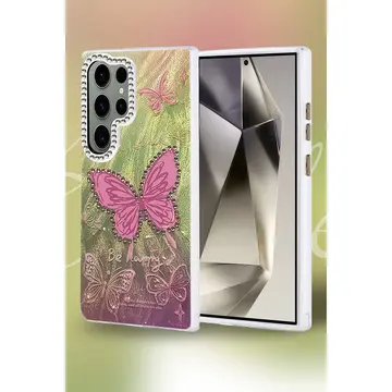 Samsung Galaxy S23 Ultra Kılıf Blade Aynalı Desenli Kapak - Desen 6