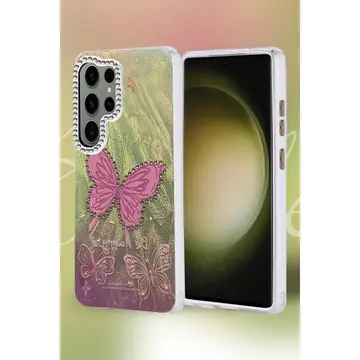 Samsung Galaxy S25 Ultra Kılıf Blade Aynalı Desenli Kapak - Desen 8