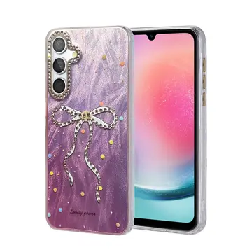 Samsung Galaxy A24 4g Kılıf Blade Aynalı Desenli Kapak - Desen 1