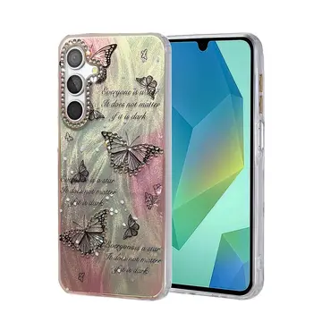 Samsung Galaxy A55 5g Kılıf Blade Aynalı Desenli Kapak - Desen 6