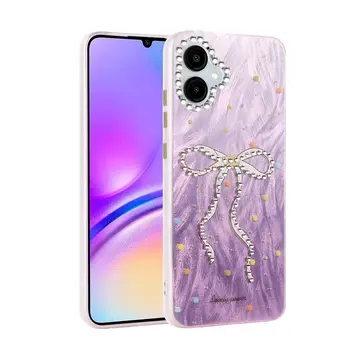 Samsung Galaxy A06 Kılıf Blade Aynalı Desenli Kapak - Desen 1