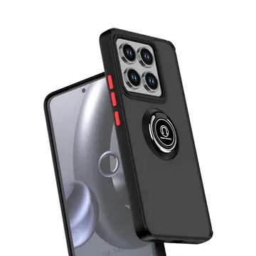 Xiaomi Mi 15 Pro Kılıf Montreal Yüzüklü Silikon Kapak - Siyah