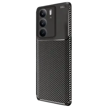 Realme C75 4g Auto Focus Karbon Kapak - Siyah