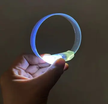3 Modlu Pilli Led Işıklı Esnek Parti Bilekliği Pembe