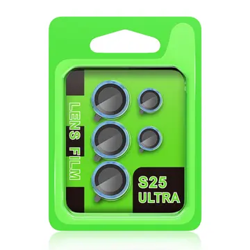 Samsung Galaxy S25 Ultra Raze Metal Kamera Lens - Mavi
