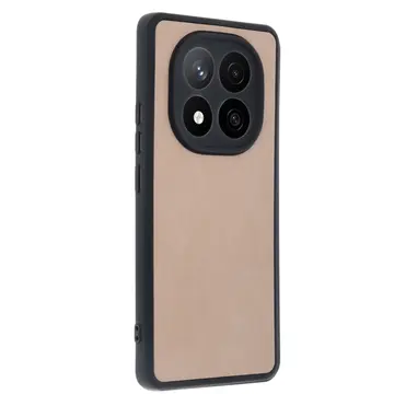Xiaomi Redmi Note 14 Pro 5g Kılıf Aras Deri Kapak - Pudra