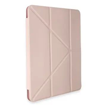 Huawei Honor Pad V9 Kılıf Kalemlikli Mars Tablet Kılıfı - Rose Gold