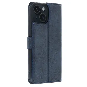 İphone 15 Trend S Plus Kapaklı Kılıf - Lacivert
