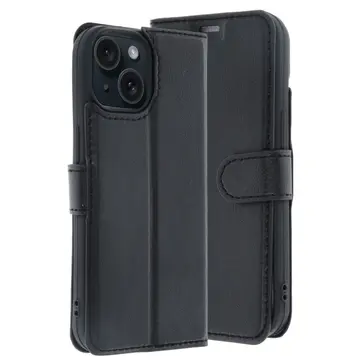 İphone 15 Trend S Plus Kapaklı Kılıf - Siyah