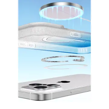 İphone 16 Pro Max Pummel Shiny Magsafe Kapak - Siyah