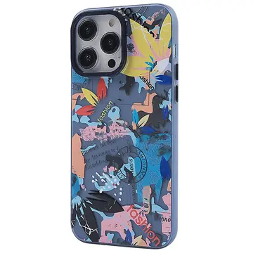 İphone 13 Pro Max Kılıf Prada Desenli Kapak - Prada Pembe - 1