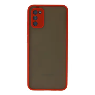 Samsung Galaxy A03s Kılıf Montreal Silikon Kapak - Kırmızı
