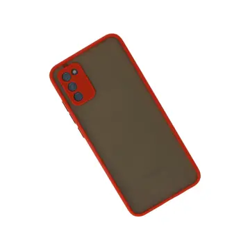 Samsung Galaxy A03s Kılıf Montreal Silikon Kapak - Kırmızı