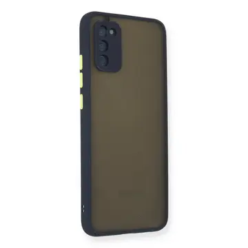 Samsung Galaxy A03s Kılıf Montreal Silikon Kapak - Lacivert