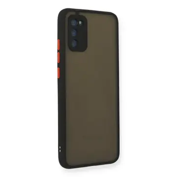Samsung Galaxy A03s Kılıf Montreal Silikon Kapak - Siyah