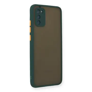 Samsung Galaxy A03s Kılıf Montreal Silikon Kapak - Yeşil