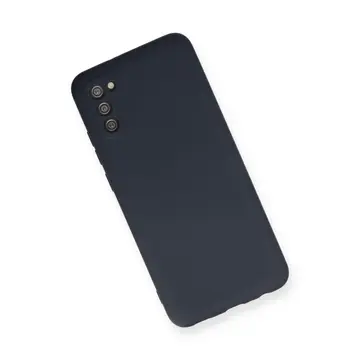 Samsung Galaxy A03s Kılıf Nano İçi Kadife Silikon - Lacivert