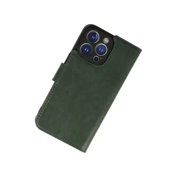 İphone 13 Pro Max Kılıf Trend S Plus Kapaklı Kılıf - Yeşil