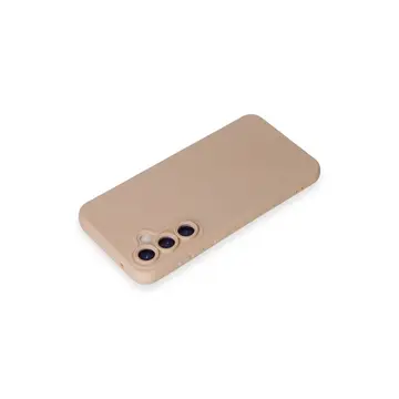 Samsung Galaxy S23 Fe Kılıf Nano İçi Kadife Silikon - Pudra