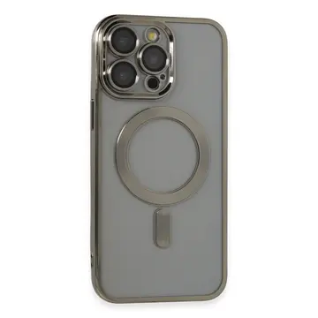 İphone 14 Pro Max Kılıf Kross Magneticsafe Kapak - Titan Gri