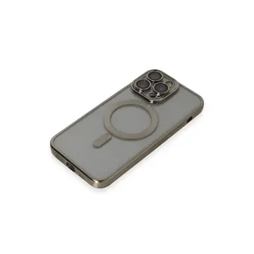 İphone 14 Pro Max Kılıf Kross Magneticsafe Kapak - Titan Gri